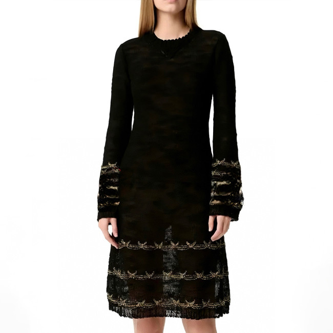 Chanel Gold Thread Dress #330297
