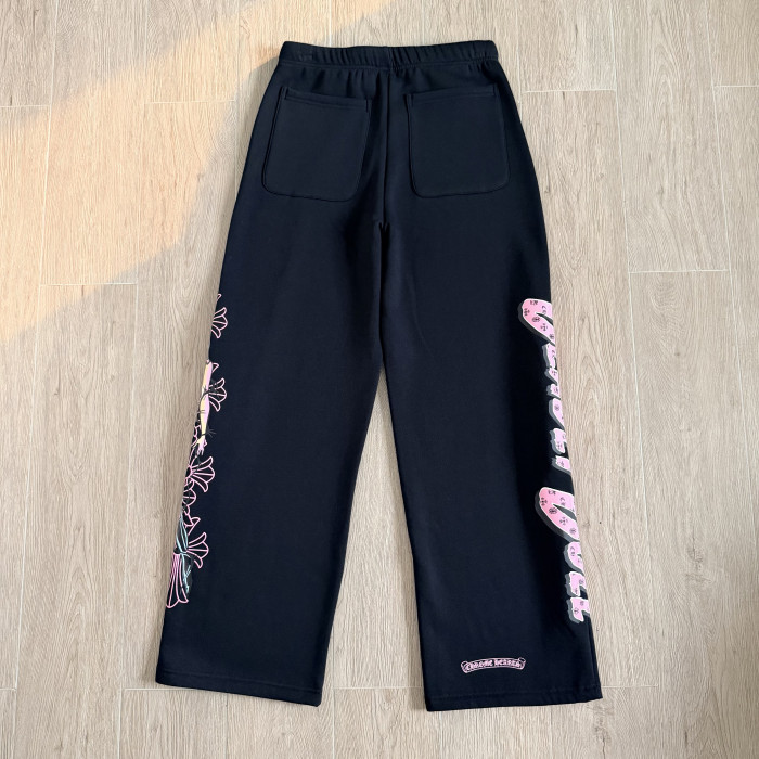Chrome Hearts Thorn Beauty Zipper Hooded Sweatshirt Trousers Suit #335243