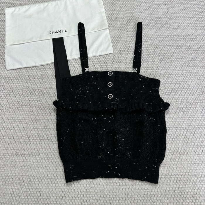 Chabnel Top-quality Version Hollow Camisole #325442
