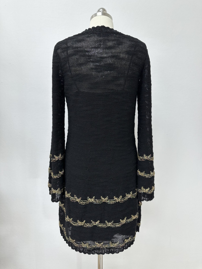 Chanel Gold Thread Dress #330297