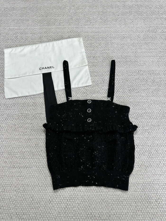 Chabnel Top-quality Version Hollow Camisole #325442