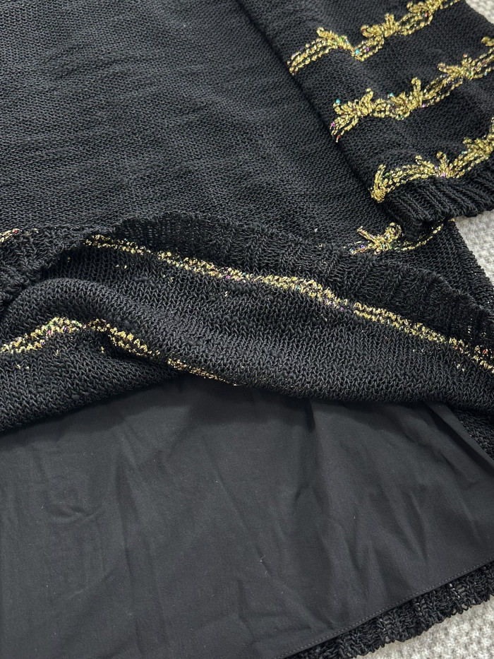 Chanel Gold Thread Dress #330297