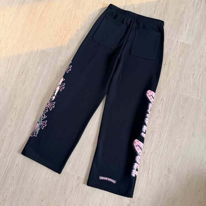 Chrome Hearts Thorn Beauty Zipper Hooded Sweatshirt Trousers Suit #335243