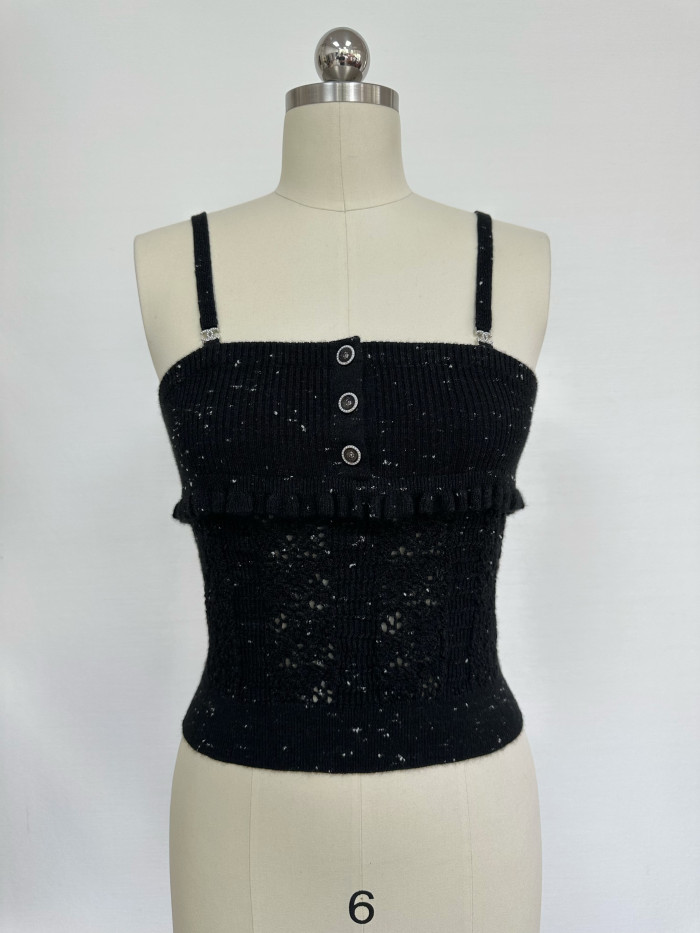 Chabnel Top-quality Version Hollow Camisole #325442