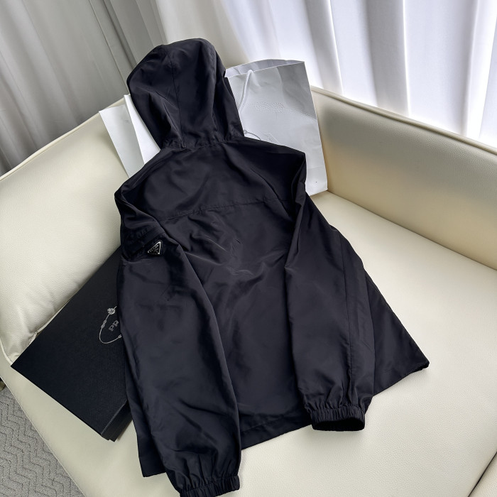 Prada Hooded Windbreaker Jacket #382087