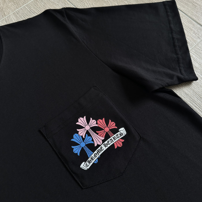 Chrome Hearts Colorful Cross Print T-shirt #382231