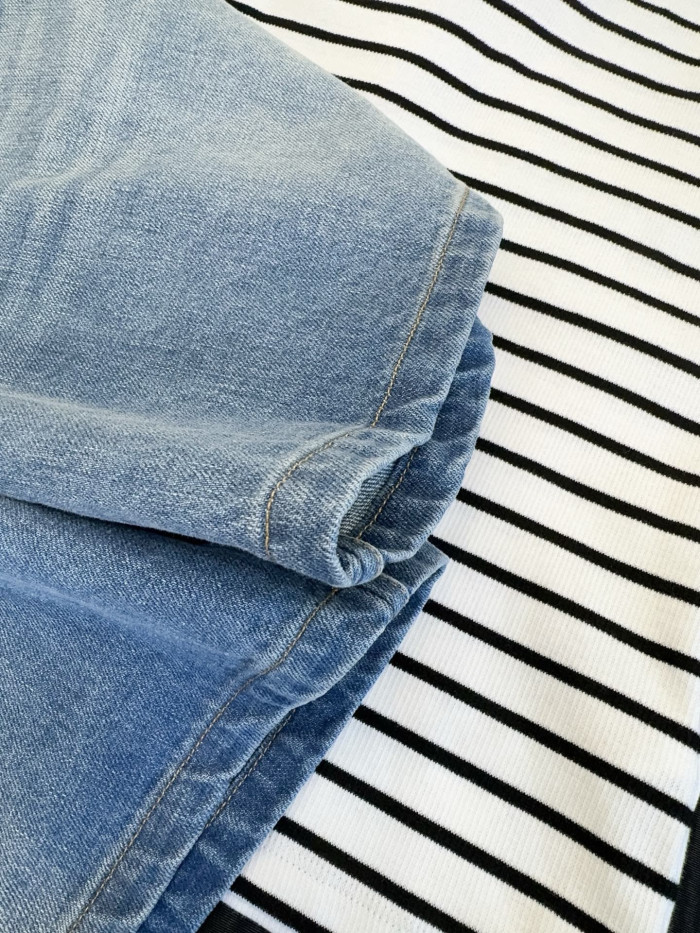 Celine Cotton Denim Shorts #382513