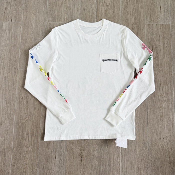 Chrome Hearts Rainbow Phantom Cross Long-sleeved T-shirt #382345