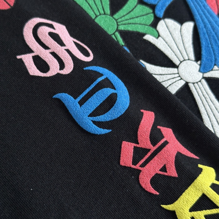 Chrome Hearts Rainbow Phantom Cross Long-sleeved T-shirt #382345