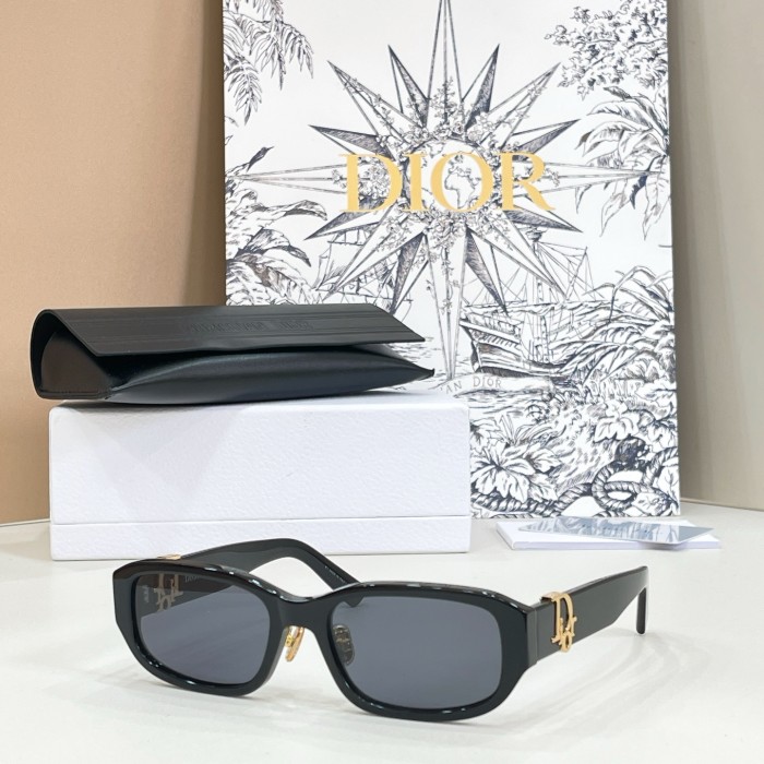 DIOR Dior Oblique R2F Black Oval Sunglasses #382364