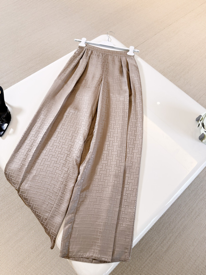 Hermès Mosaique Ascot Collar Shirt Pants #382336