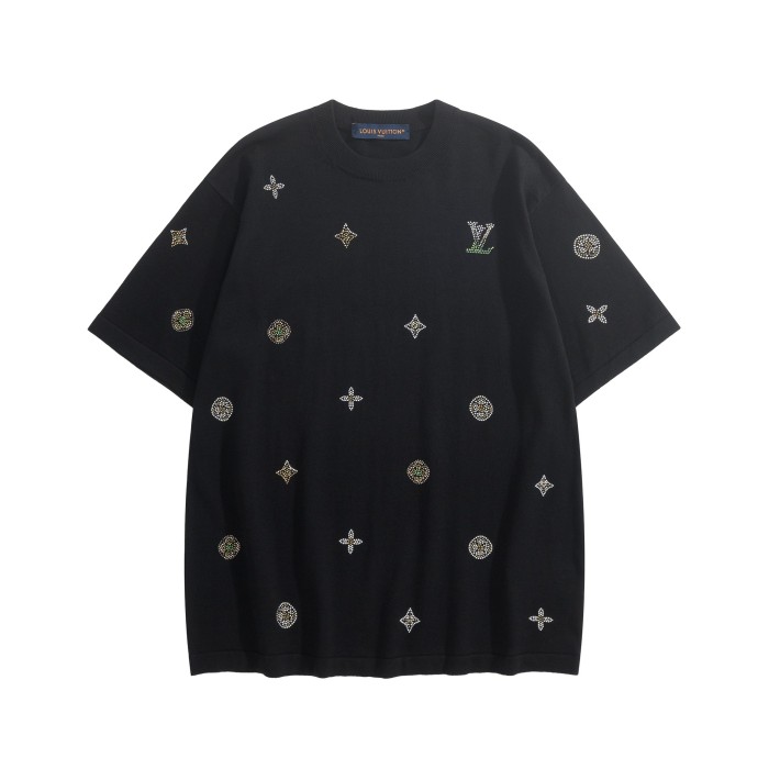 LOUIS VUITTON Embellished Short-Sleeved Crewneck #382494