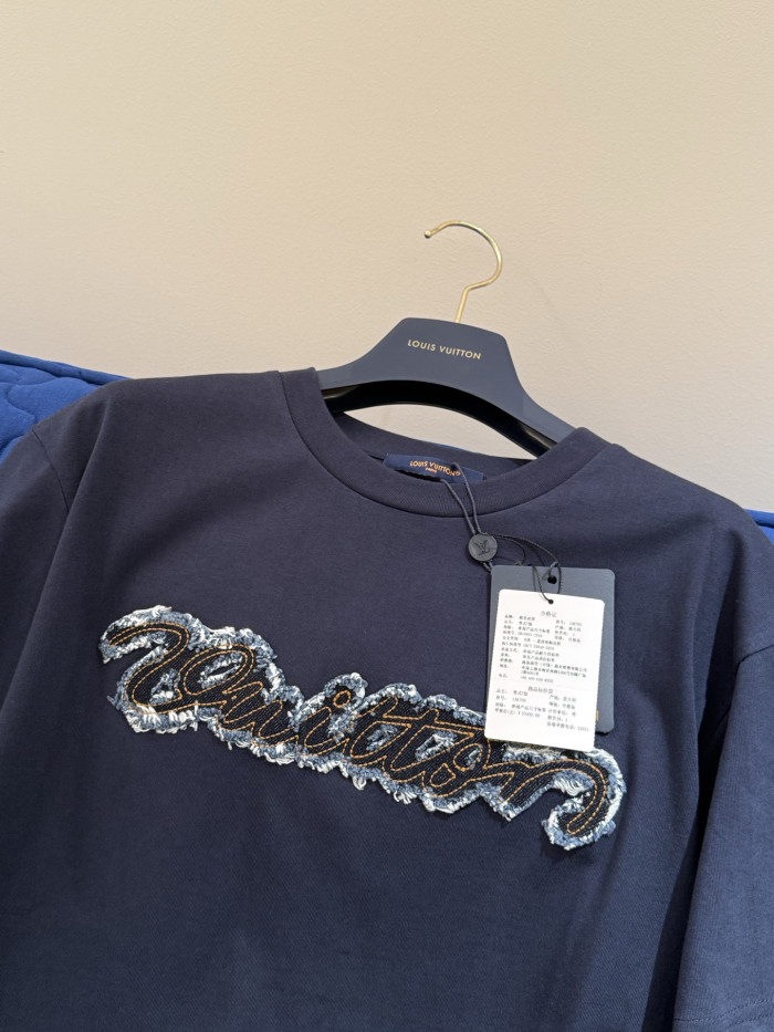 LOUIS VUITTON Denim Signature T-Shirt #382194
