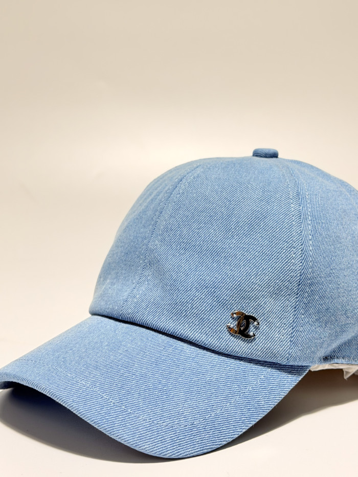 Chanel Denim Baseball Cap #382605