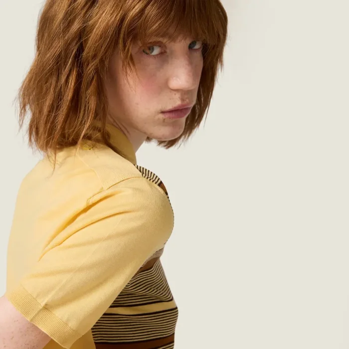 MiuMiu Wool Polo Shirt 328085