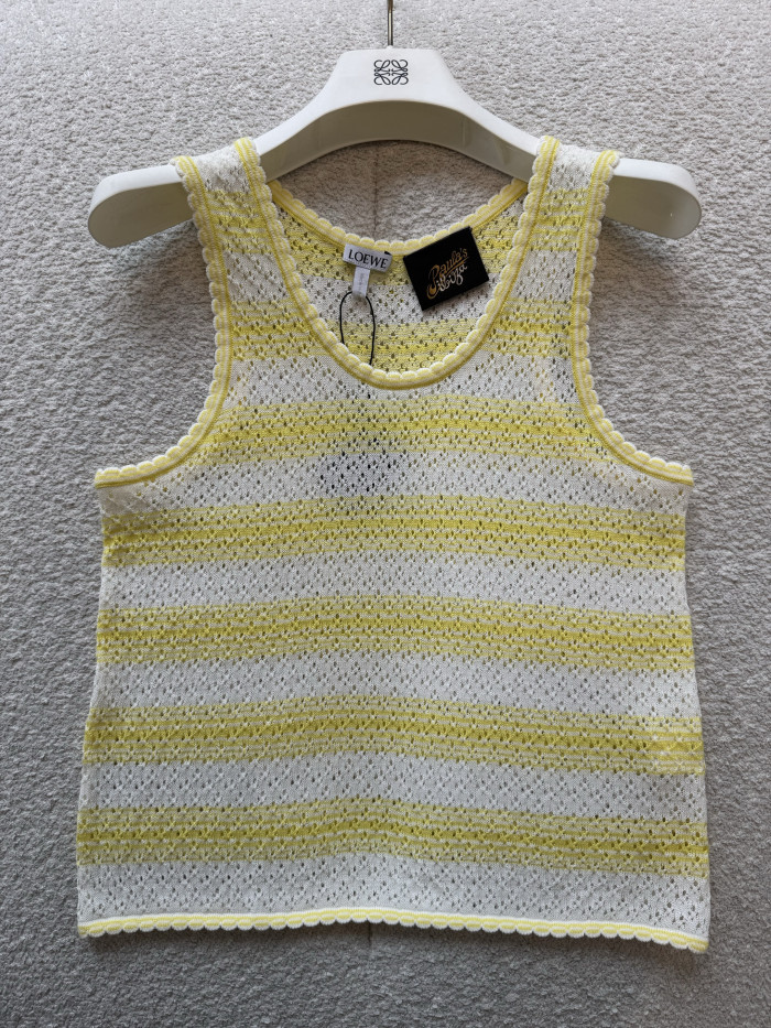 LOEWE Top in Cotton Blend White #382632