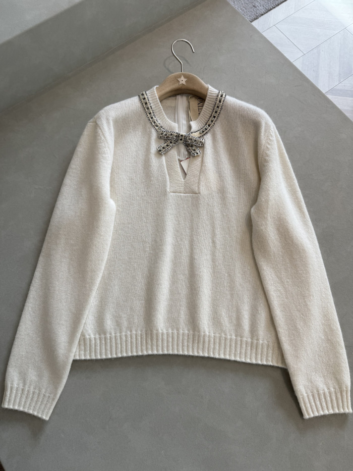 Valentino Garavani Embroidered Wool Sweater #335375