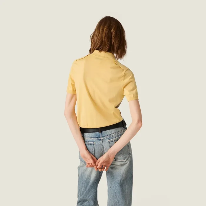 MiuMiu Wool Polo Shirt 328085