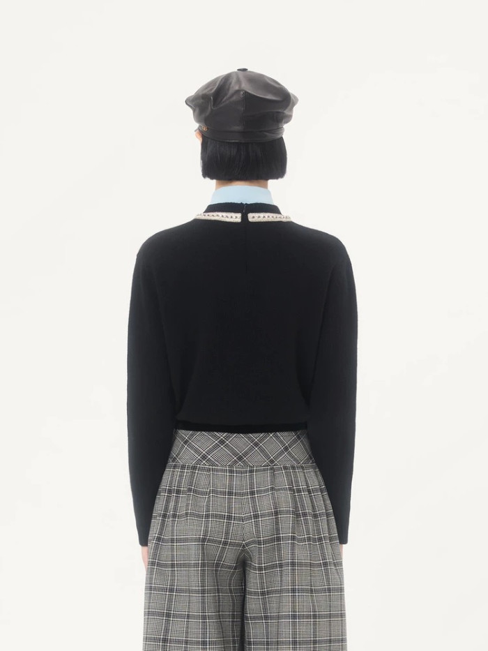 Valentino Garavani Embroidered Wool Sweater #335375