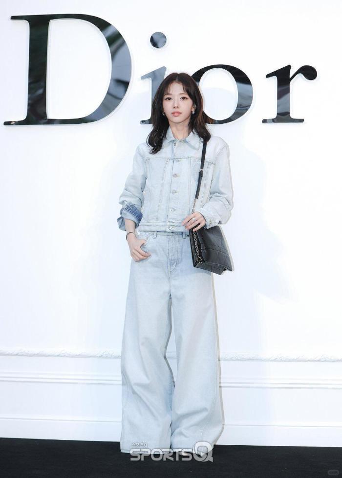 DIOR Flared Jeans Light Blue Stonewashed Cotton Denim #382814