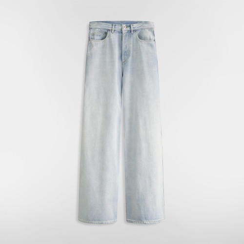 DIOR Flared Jeans Light Blue Stonewashed Cotton Denim #382814
