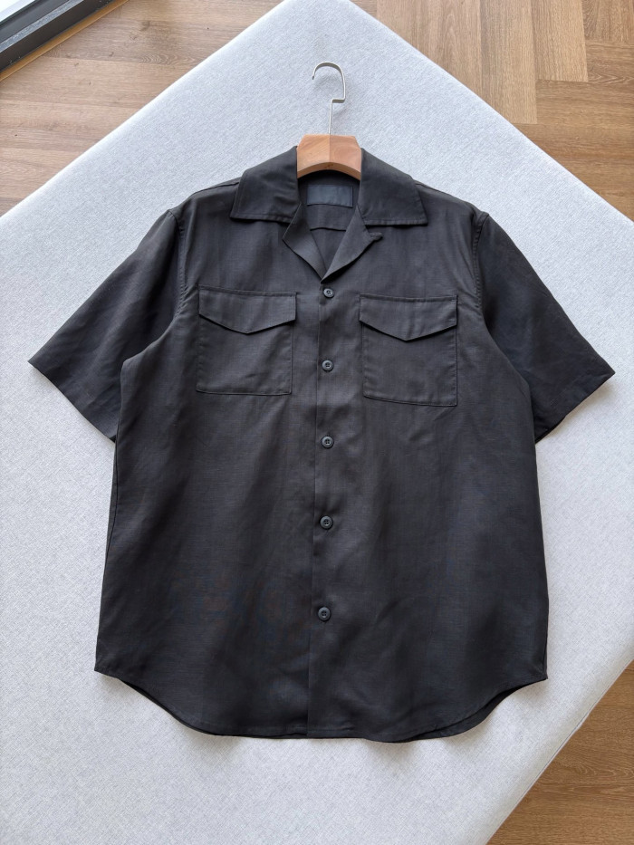 Prada Short Sleeve Linen #382942