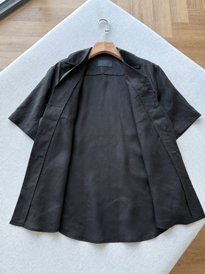 Prada Short Sleeve Linen #382942