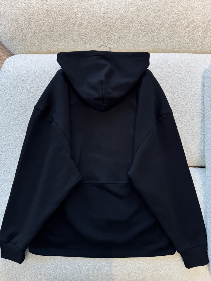 Gucci Cotton Jersey Hooded Zip Sweatshirt #382956
