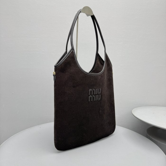 MiuMiu Powder Blue Ivy Suede Bag #382952