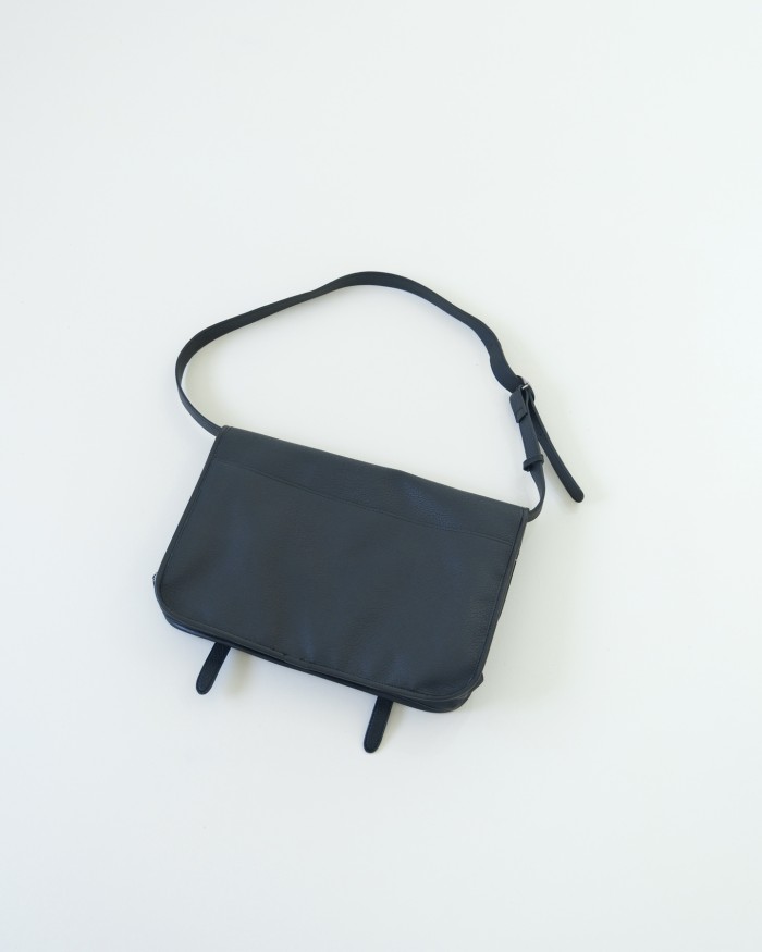 Chrome Hearts Vintage Cross Leather Messenger Bag #383001