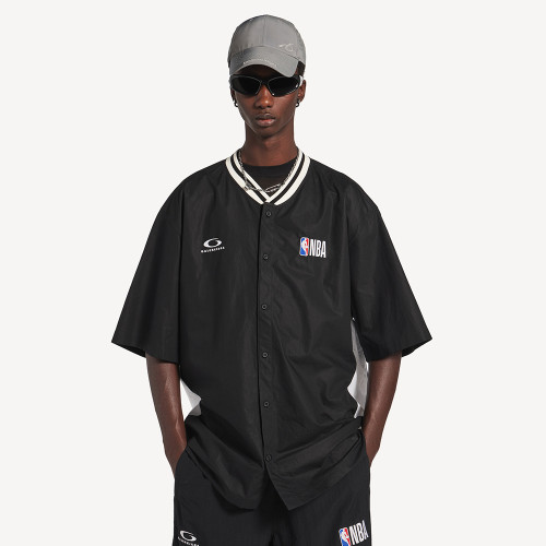 Balenciaga Nba Collaboration Short Sleeve Shirt #383088