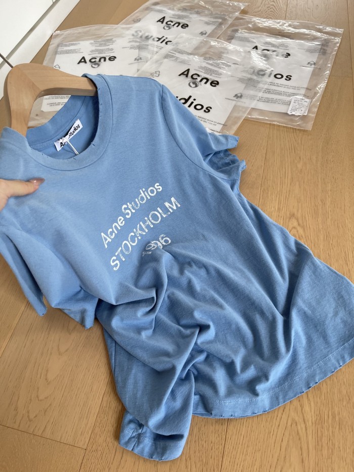 Acne Studios Sprayed Logo T-shirt #383179