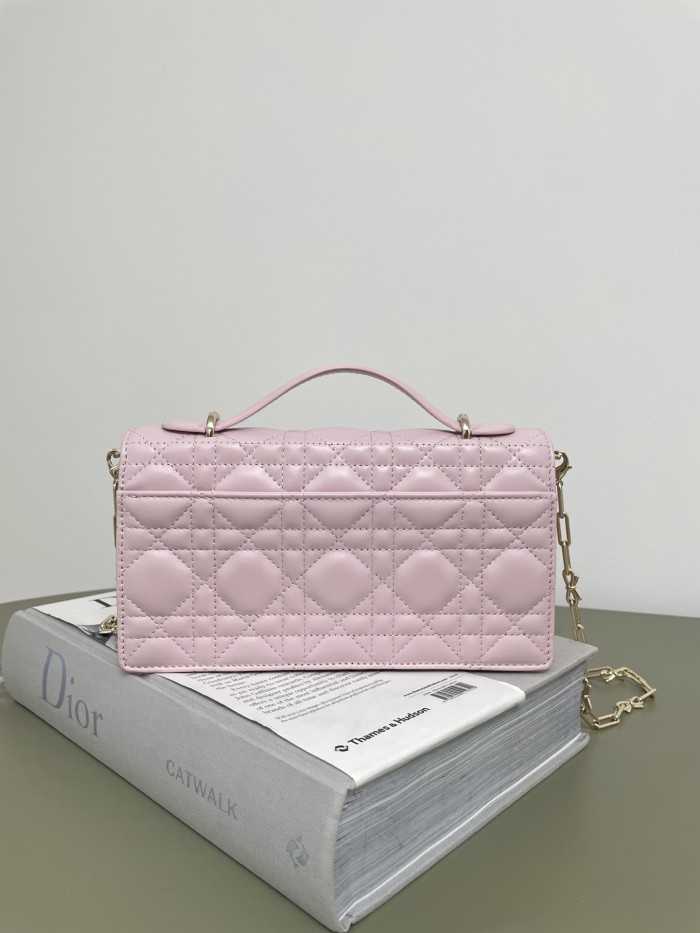 DIOR My Dior Mini Bag Black Cannage Lambskin #383157