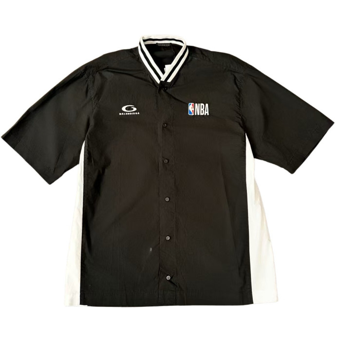 Balenciaga Nba Collaboration Short Sleeve Shirt #383088