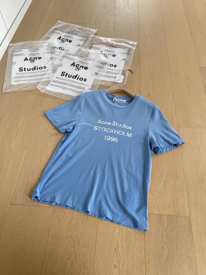 Acne Studios Sprayed Logo T-shirt #383179