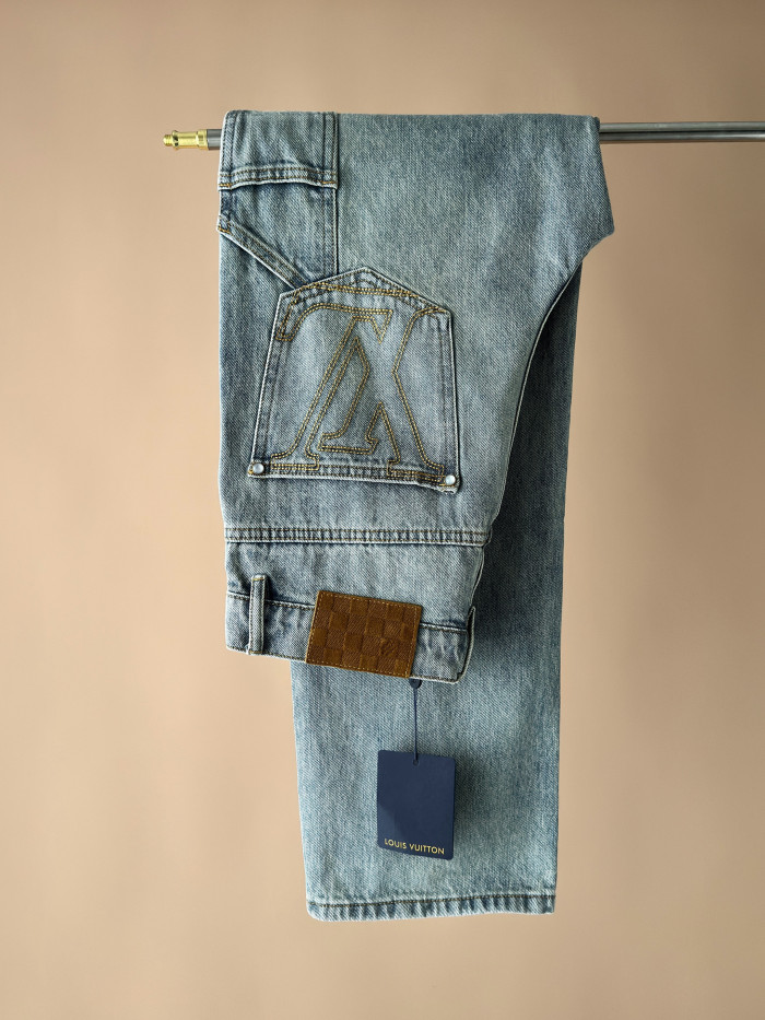 LOUIS VUITTON Denim Carpenter Pants #383359