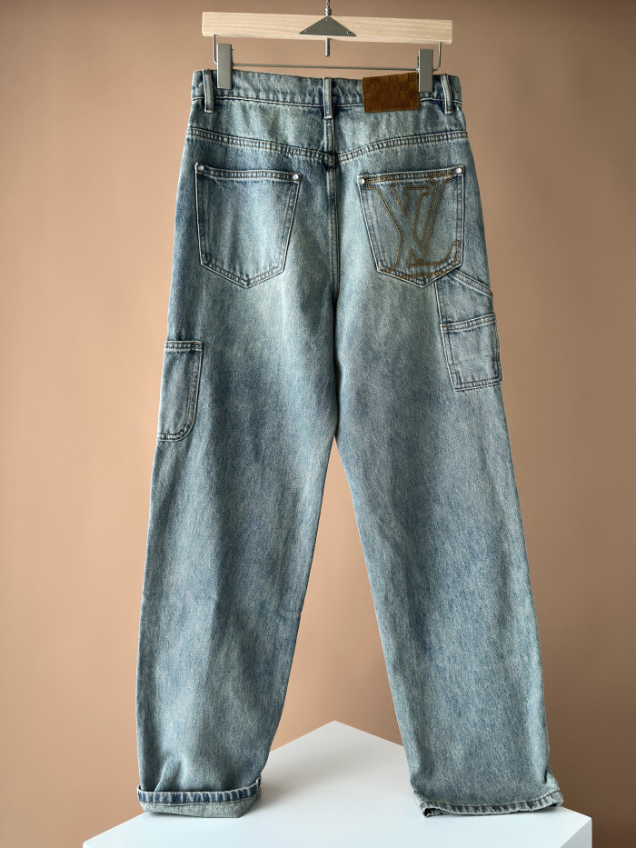 LOUIS VUITTON Denim Carpenter Pants #383359