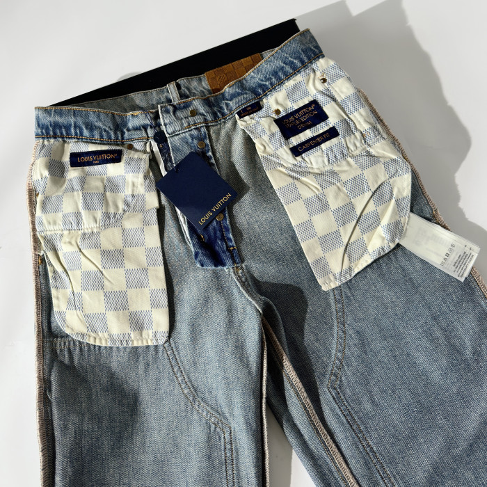 LOUIS VUITTON Denim Carpenter Pants #383359