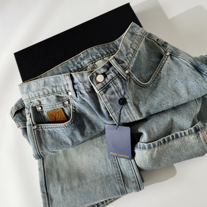LOUIS VUITTON Denim Carpenter Pants #383359