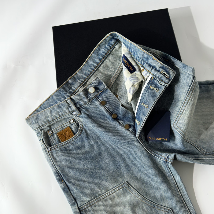 LOUIS VUITTON Denim Carpenter Pants #383359