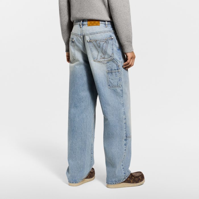 LOUIS VUITTON Denim Carpenter Pants #383359