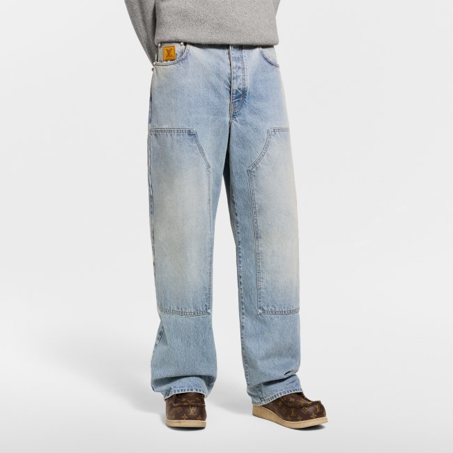 LOUIS VUITTON Denim Carpenter Pants #383359