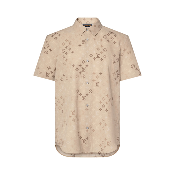 LOUIS VUITTON Monogram Short-Sleeved Shirt #383440