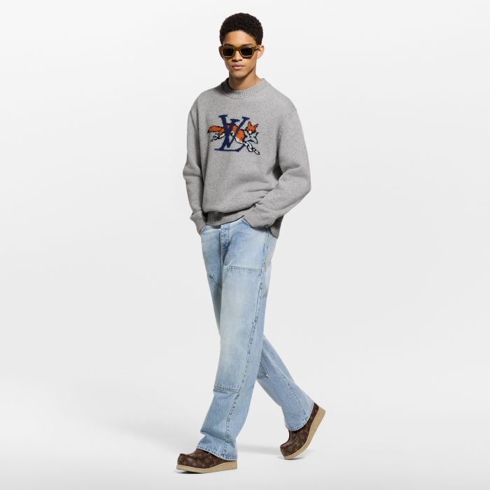 LOUIS VUITTON Denim Carpenter Pants #383359