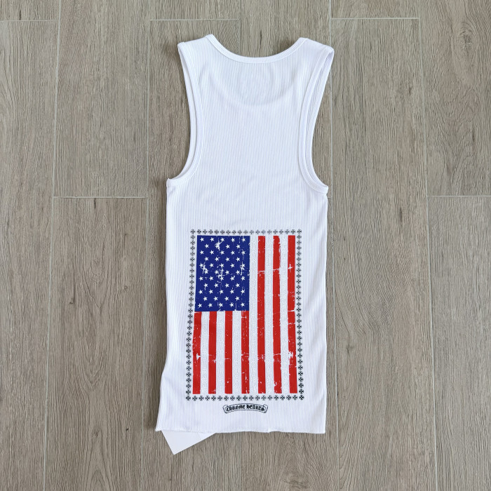 Chrome Hearts American Flag Printed Knit Sundress #383407