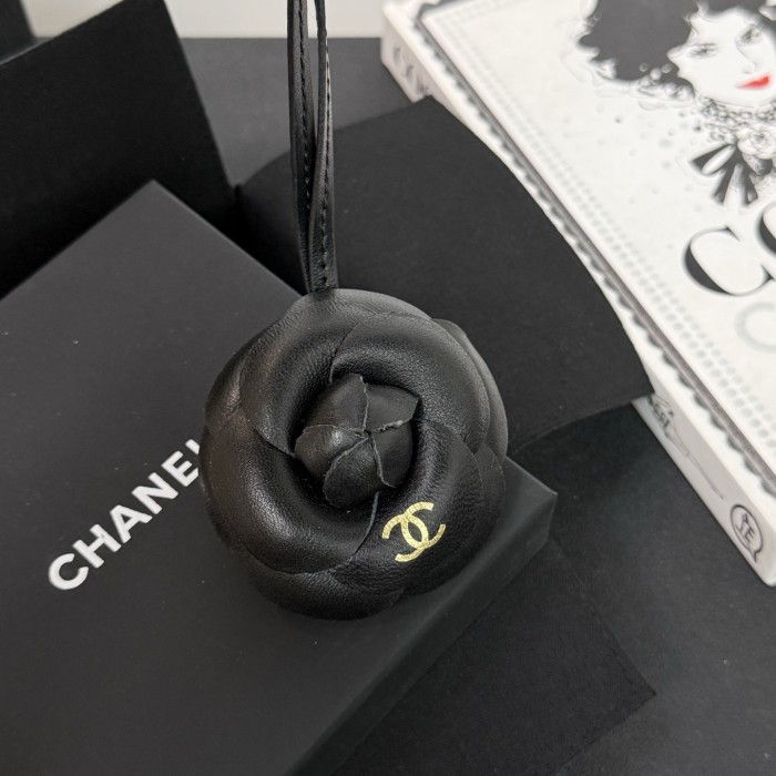 Chanel Mini Bag Charm Lambskin Gold-tone Metal #383421