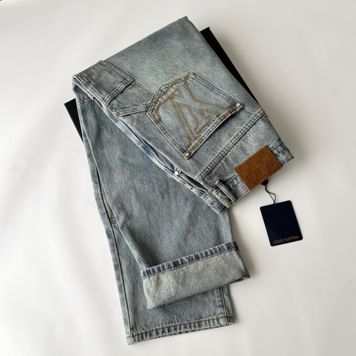 LOUIS VUITTON Denim Carpenter Pants #383359