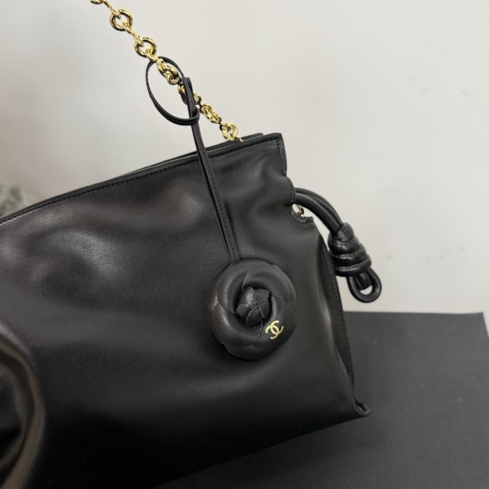 Chanel Mini Bag Charm Lambskin Gold-tone Metal #383421