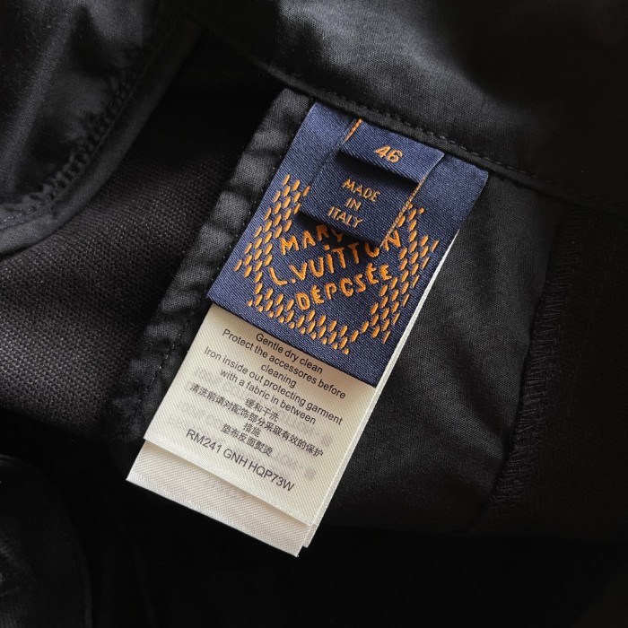 NIGO Louis Vuitton Men's Summer Black Logo Letter Loose 5 Points Short Pants #nigo98875