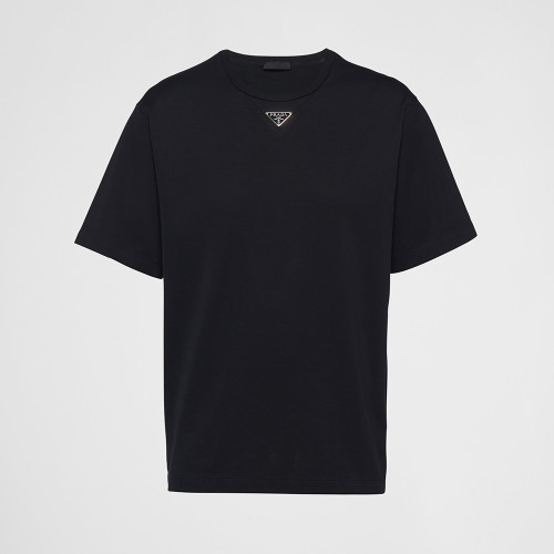 PRADA Black Cotton T-shirt #383567
